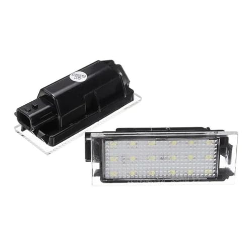 Luces led matrícula para Clio Espace y Duster pack de 2 unidades traseras