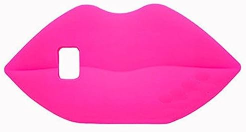 Galaxy S7 Edge Lips Case,MODEFAN 3D Cartoon Animal Series Sexy Pink Lips Silicon Gel Rubber Protective Case Cover for Samsung Galaxy S7 Edge