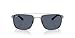 Ray-Ban RB3701 924387 59MM Silver/Plastic Lens Dark Grey Rectangle Sunglasses for Men +Bundle with Accessory Eyewear Kit