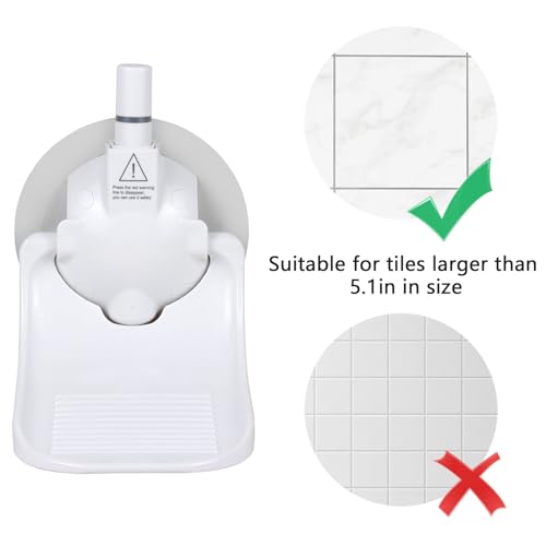 Reposapiés plegable para ducha con ventosa miniatura 3