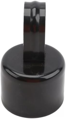 Plum Fittings Black Chain Link Fence Loop Caps | 3" [2 7/8" OD] x 1 5/8" Pack of 10