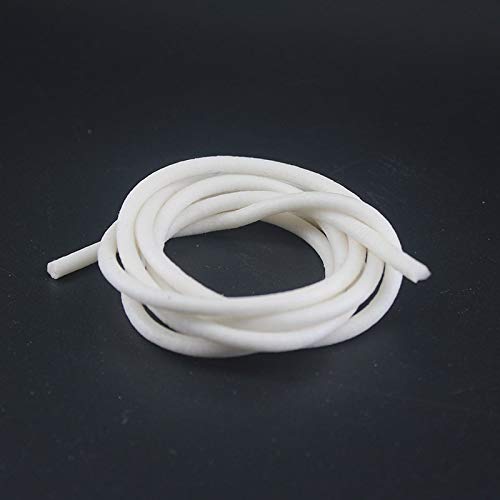 L-SHUNBAO 1pc Espuma de Silicona Seal Strip Ronda Tipo de Sellado de Cinta de 1/2/3/4/5/6/7/10/15/20/25 mm La formación de Espuma del Cable de Tiras de Espuma de Sellado (tamaño : 25mm(1Meters)) Cover