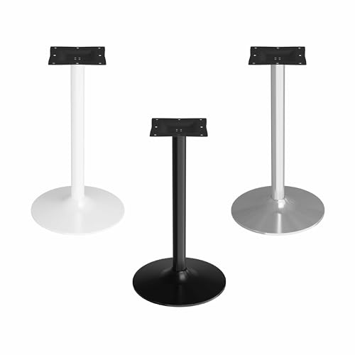 ONPIRA Tischgestell Schwarz Gastro – stabiles Tischuntergestell mit runder Bodenplatte Ø 45 cm, Metall Tischfuß für Restaurant, Café & Bistro, standfestes Tischbein