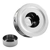 Teelicht 1 x Wasserkocher Teelicht aus Edelstahl mit Kerzenhalter Leer Kerzenhalter Kerzenhalter Kerzenhalter Leerlicht Kerzenwärmer Kaffee Teelicht Untersetzer