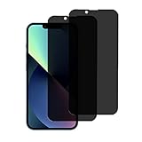 VIESUP for Apple iPhone 13 Anti-spy Screen Protector - Privacy Screen Temered Glass, [2PACK] Scratch-Resistant Privacy Protective Glass Screen Protector for Apple iPhone 13