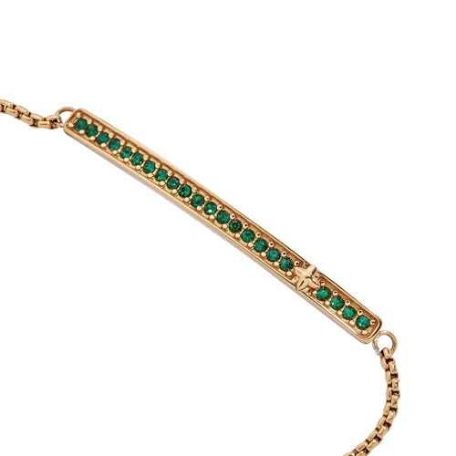 Image of Alex and Ani Pave Bolo Birthstone Bracelet - Stainless Steel Gold /Silver, Perfect for Stacking, Adjustable Birthstone Bracelet for Women, Ideal Gift Jewelry