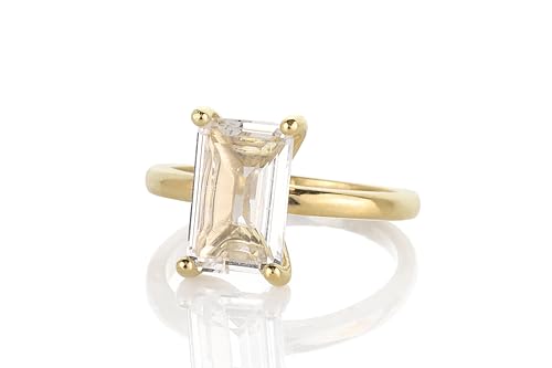 Bague en quartz cristallin : sublimez votre style quotidien avec l'or 14k
