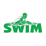 Calcomanía de pared para nadar, piscina, arte para el hogar, pegatina de...