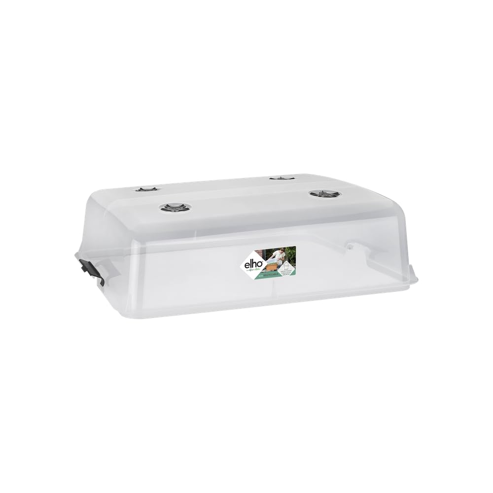 Elho Green Basics Grow House Xxl 75 - Accessori per Esterno coltura E Raccolta accessori - Ø 74.8 x H 22.3 cm - Transparent