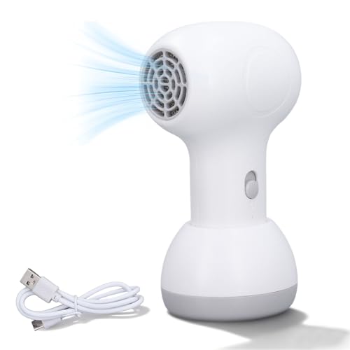 Secador de pelo de bebé inalámbrico, 2 velocidades de bajo ruido recargable secadora de cuerpo completo secador de pelo de viaje suave para el pañal del cabello y el cuerpo (Blanco + gris) Secador de pelo de bebé inalámbrico, 2 velocidades de bajo ruido recargable secadora de cuerpo completo secador de pelo de viaje suave para el pañal del cabello y el cuerpo (Blanco + gris)