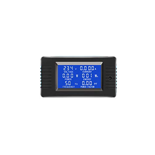 Taidacent AC Digital Electrical Multi Meter Current Power Frequency Meter Electrical Power Monitoring Meter Energy Meter Module (PZEM-022 100A Opening and Closing CT)