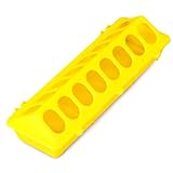 MACGOAL Flip Top Chick Feeder Trough Plastic Flip Top Bird...