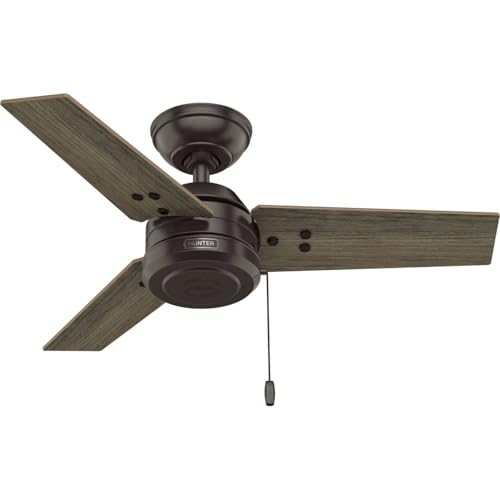 Hunter 36 Cassius Indoor/Outdoor Ceiling Fan Pull Chain Noble Bronze