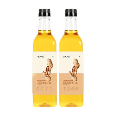Image of Nune Virgin Cold Pressed Groundnut Oil - 2 Litre with Pure & Certified Cooking Oil