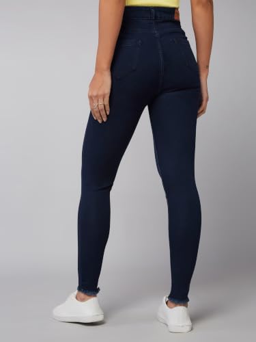 Image of Dolce Crudo Distressed High Rise Skinny Jeans for Women