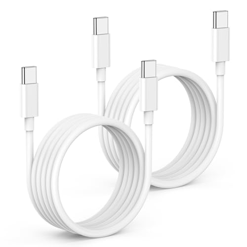 USB C à USB C Câble de chargeur 10ft, 60W Long cordon de charge rapide pour iPhone 17/17 Air/16/16 Pro Max/16 Plus/15/15 Pro Max, Chargeurs de type C pour Apple MacBook Pro/iPad mini/Air, Samsung