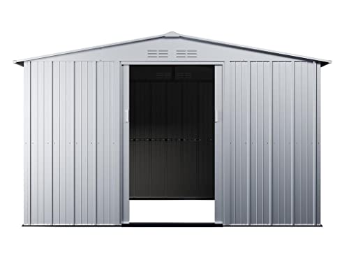 Vente-unique Gartenhaus Gerätehaus - Stahl - 9,92 m² - Linus – Bild 4