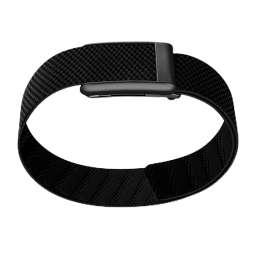 Arot Bicep Band compatible with WHOOP 5.0 One Peak & Life Nylon Elastic Armband Breathable Adjustable Sport Fitness Strap for Men and Women (Black/Black One/Peak)