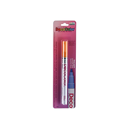 Uchida 200-C-7 Marvy Deco Color Fine Point Paint Marker, Orange