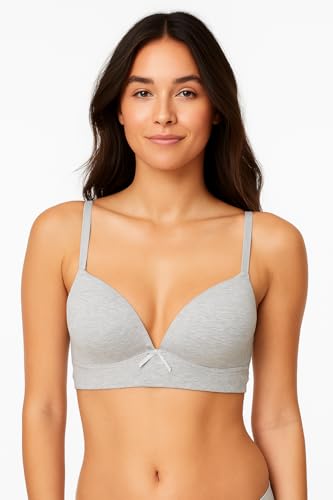 Image of Viola's Secret 6 Pack of Color Print T-Shirt Bras B Cup C Cup and D Cup