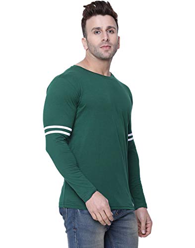 Image of Farbot Men's Regular Fit T-Shirt (FAR 005 S Green Small)