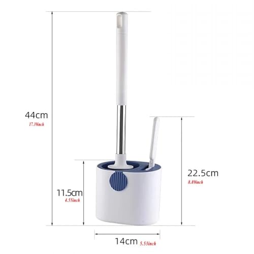Brosse toilette silicone murale pour nettoyer les WC sans effort