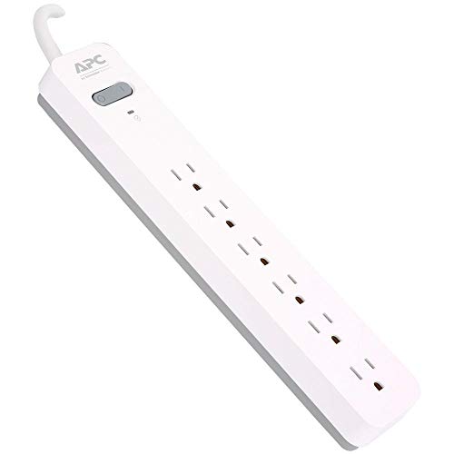 APC SurgeArrest 6-Outlet Surge Protector w/ 6 ft. Cord (White)
