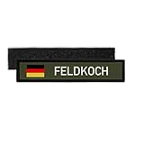 Copytec Patch Namensschild Feldkoch Bundeswehr Küche Küchenbulle Chef Koch Gastro #30903
