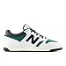 New Balance Men's 480 V1 Sneaker, White/Marsh Green/Black, 6.5
