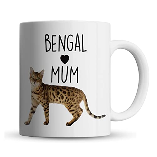 Inky Penguin - Bengal Cat Mum - Pet Gift Mug, Ceramic, 11fl. oz.