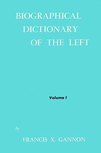 Biographical Dictionary of the Left 0882792164 Book Cover
