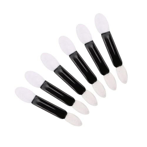 AUTSUPPL 50pcs Eyeshadow Brush Set Double-ended Sponge Eye Brush Kit Eye Shadow Applicators for Women Makeup Case