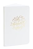 Wedding and Engagement Prompted Notebook Journal by Southern Weddings Magazine – Perfect Gift for Engaged Couples and Brides to Be – Premium Vegan Leather Bound – 5.5” x 8.5”