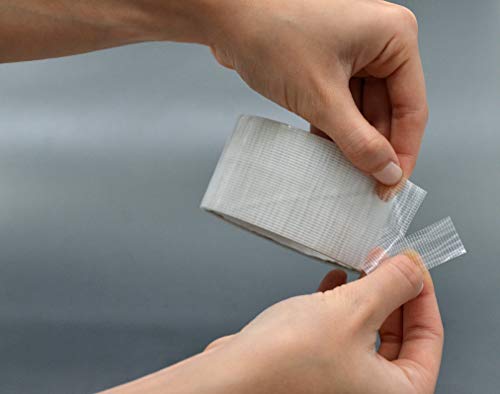 Image of WOD DTTR6 Translucent Duct Tape, 4 inch x 30 yds. All-Purpose. Easy to Remove Tape for Discreet Repairs and Mounting. Residential, Commercial and Industrial Uses. For Greenhouse Repairs