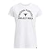 Under Armour Womens Project Rock Payoff Short Sleeve T Shirt, (100) White / / Black, Medium