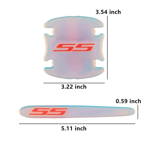 Image of 8 PCS Car Door Handle Scratch Protectors,Car Door Protector Edge Guards Universal Door Handle Protector Paint Guard (SS)
