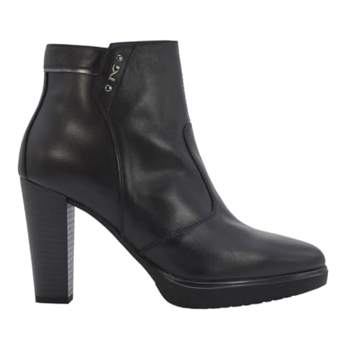 Nero Giardini I513810D Damen-Stiefeletten Aus Leder - Schwarz 37...