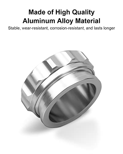 Od 2"/50.8Mm Aluminium Alloy Fuel Cap Weld On Filler Neck Oil Tank Cap Silver #TOP3