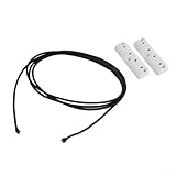 HpLive ABS-Schrank-Ladungsnetz-Lagerregal mit Fallschutzzaun für Wohnmobil-Wohnwagenanhänger, einfache Schraubmontage(White)