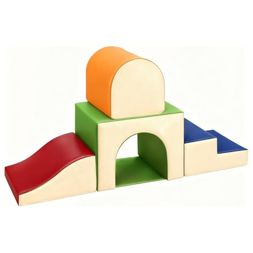 Structure d'escalade blocs mousse éducatifs parcours motricité GeerWest