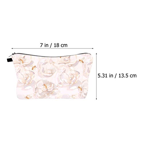 Minkissy Bolsa de Maquiagem Padrão de Abelhas Abelhas Impresso Bolsa de Higiene Pessoal Saco de Higi