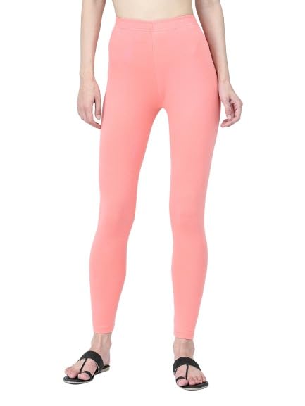 Image of Robinbosky Premium Stretchable Cotton Ankle Legging for Women | Suitable for Formal wear & Casual wear | High-End Elastic Makes The Leggings Squat Proof and Durable for Travel, Yoga, & Workout.