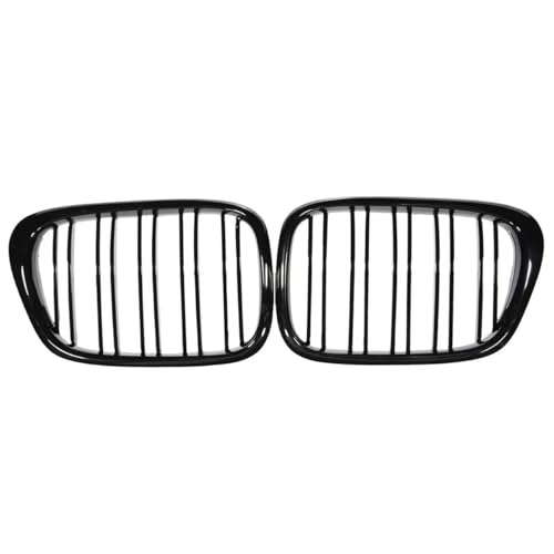 Grille Avant E39 en Maille de Course Noir Brillant Flux d'Air Optimal