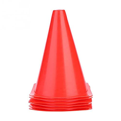 Futuretech Soccer BasketballTraining Cone 6pcs 18cm Stadium Marking Agility Training Marker Free Slalom Skate Pile Cup Football Basketball Training Equipment