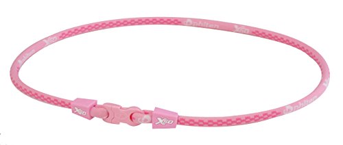 PHITEN Pink Softball Necklace 18 INCH(45CM)