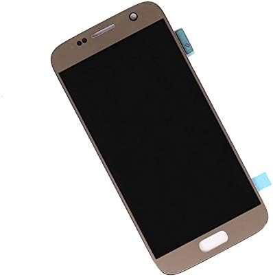 Lysee Mobile Phone LCD Screens - 50pcs Rear S7 S7 Edge Back Battery Cover For Samsung Galaxy G930 G935 Battery Door Rear Glass Housing Case With Sticker - (Color: S7 Plus Silver)