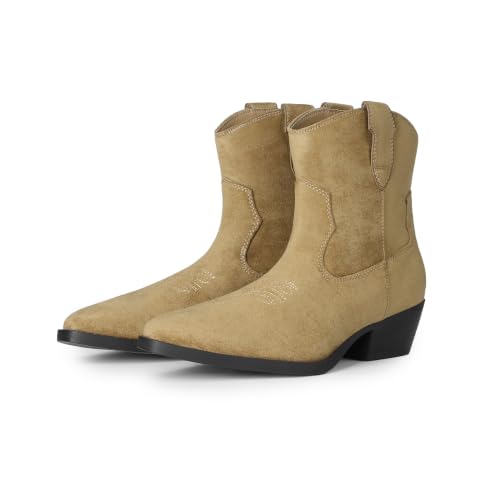 Dream Pairs Women's Faux Suede Slip-On Ankle Booties w/ Block Heel (4 colors) - image 5