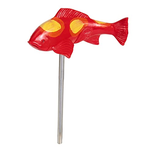 JOINPAYA Resin Koi Fish Garden Stake Decorative Lawn Ornament for