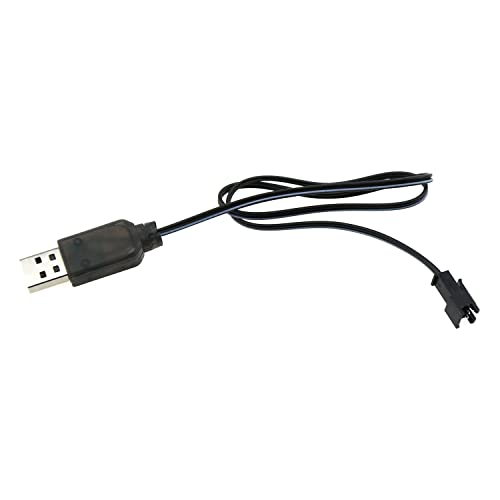 MEETOOT DC 3.6V 250mA Output Ni-Cd Ni-Mh Battery Pack USB Charging Cable SM 2P Plug