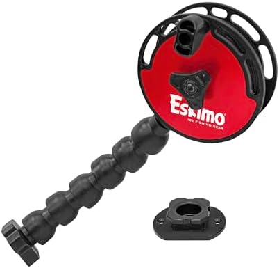 Eskimo® 41944 E-Hub™ Rattle Reel, Ice Shelters, Black